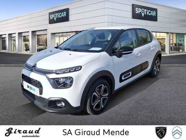 Blanc Utilisé 2021 Citroën C3 Feel Citadine | 11 990 € (Prix juste) - Image 1/4