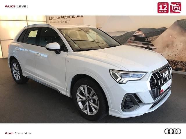 Blanc glacier métallisé Occasion 2019 Audi Q3 S-Line SUV | 26 480 € (Prix juste) - Image 1/4