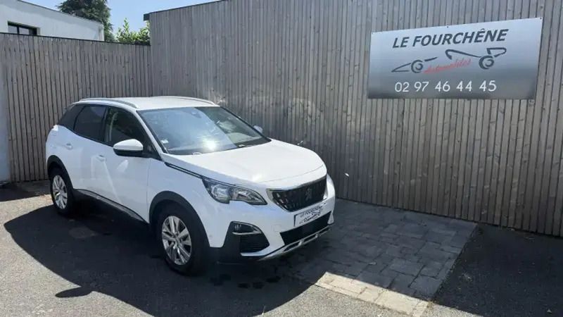 Blanc Utilisé 2017 Peugeot 3008 Business-Line SUV | 11 990 € (Bon prix) - Image 1/4