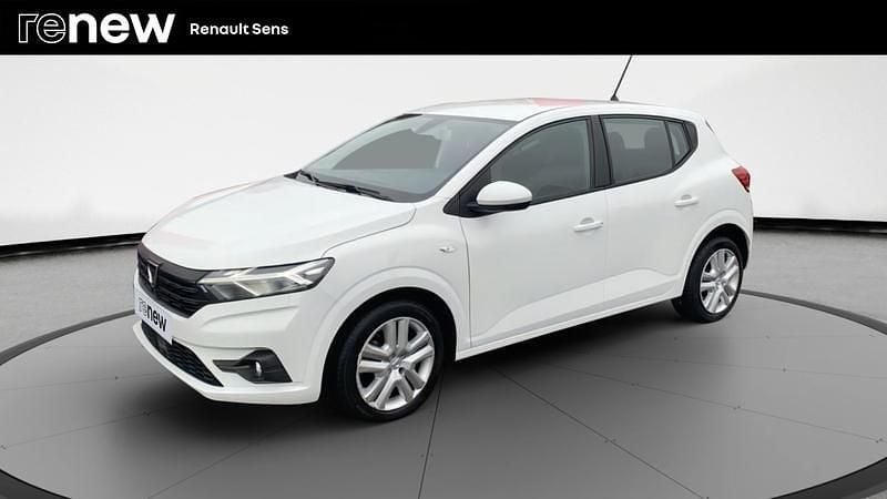 Blanc Utilisé 2021 Dacia Sandero Comfort Citadine | 9 920 € (Super prix) - Image 1/4