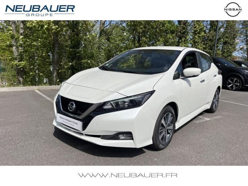 Blanc lunaire métallisé Utilisé 2022 Nissan Leaf Acenta Citadine | 15 890 € (Prix juste) - Image 1/4