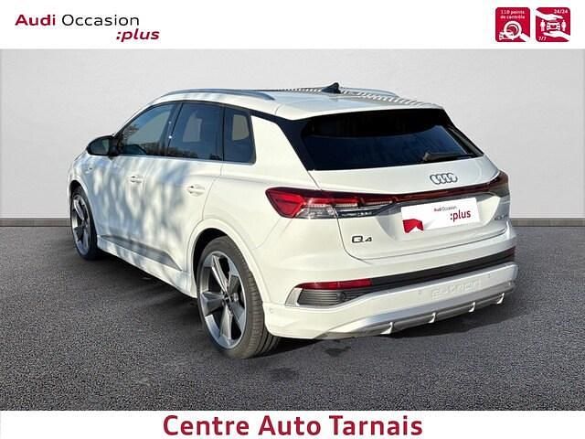Occasion Audi Q4 e-tron S-Line 150 kW (204 ch) 2023 Blanc glacier métallisé SUV
