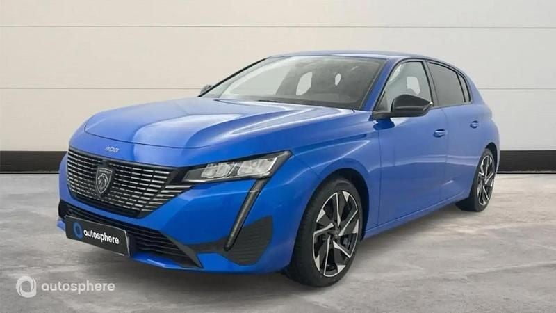Bleu Utilisé 2021 Peugeot 308 Allure Berline | 17 399 € (Prix juste) - Image 1/4