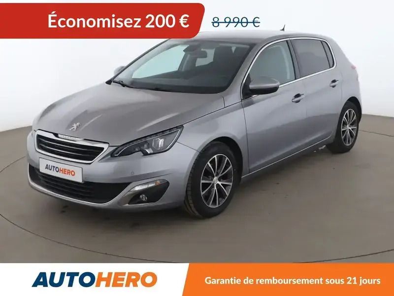Gris Utilisé 2016 Peugeot 308 Allure Berline | 8 790 € (Bon prix) - Image 1/2