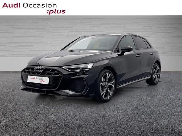 Noir mythic métallisé Utilisé 2025 Audi A3 S-Line | 37 985 € (Prix assez cher) - Image 1/4