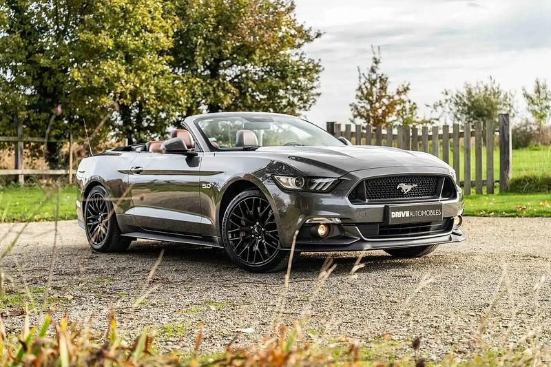 Gris Utilisé 2016 Ford Mustang GT Convertible Cabriolet | 39 990 € (Prix juste) - Image 1/4