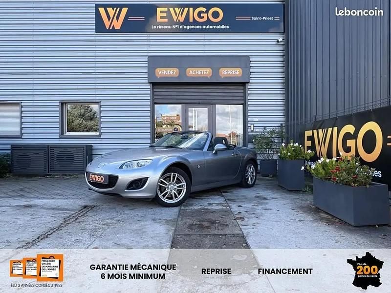 Gris Utilisé 2010 Mazda MX5 Cabriolet | 13 275 € - Image 1/4