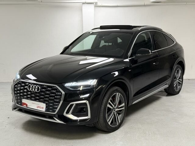 Noir mythic métallisé Utilisé 2021 Audi Q5 S-Line SUV | 48 790 € (Prix juste) - Image 1/4