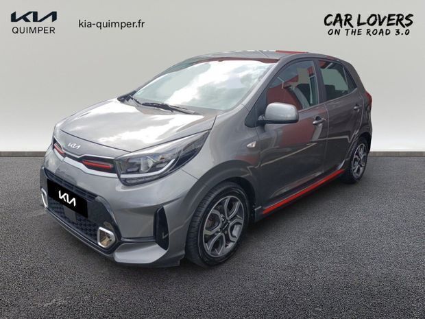 Gris Utilisé 2021 Kia Picanto GT-Line Citadine | 13 280 € (Prix juste) - Image 1/4