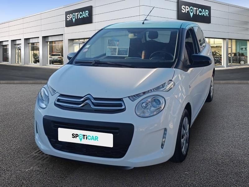 Blanc lipizan toit pacific green Utilisé 2020 Citroën C1 Citadine | 6 990 € (Bon prix) - Image 1/4