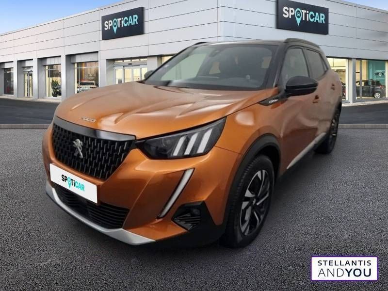 Orange Utilisé 2020 Peugeot 2008 GT-line SUV | 14 290 € (Prix juste) - Image 1/3