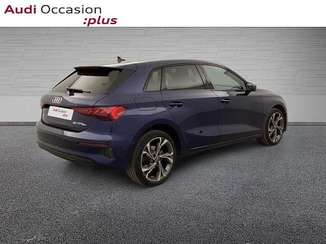 Occasion Audi A3 Sportback e-tron Design 150 ch (110 kW) 2022 Bleu navarre métallisé Citadine