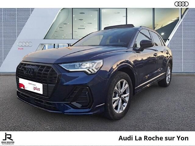 Bleu navarre métallisé Occasion 2025 Audi Q3 S-line plus SUV | 45 990 € (Prix assez cher) - Image 1/4