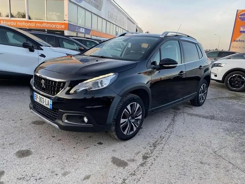 Noir Occasion 2017 Peugeot 2008 Allure SUV | 10 980 € (Prix assez cher) - Image 1/4