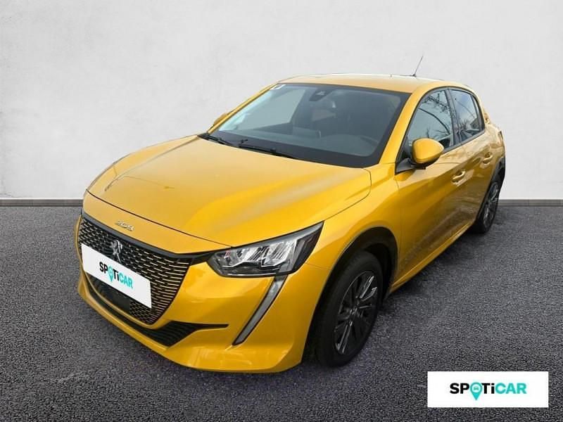 Occasion Peugeot e-208 Allure 100 kW (136 ch) 2021 Jaune Citadine