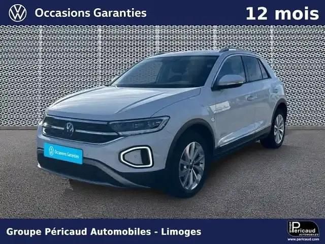 Blanc Utilisé 2022 VW T-Roc Style SUV | 24 990 € (Prix juste) - Image 1/4