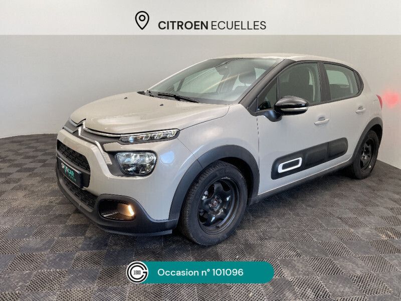 Gris Utilisé 2023 Citroën C3 PureTech Citadine | 10 390 € (Prix juste) - Image 1/4