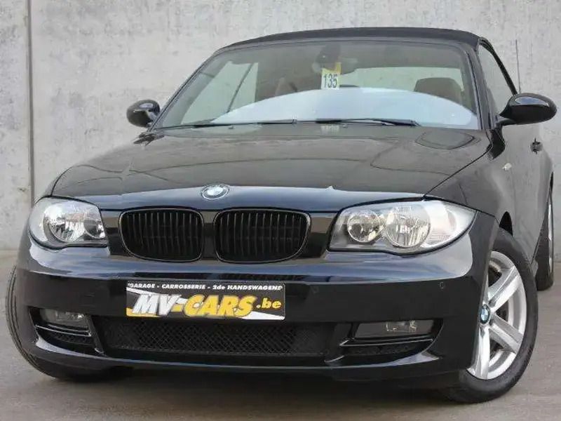 Noir Utilisé 2009 BMW 118 Cabriolet Cabriolet | 10 500 € - Image 1/4