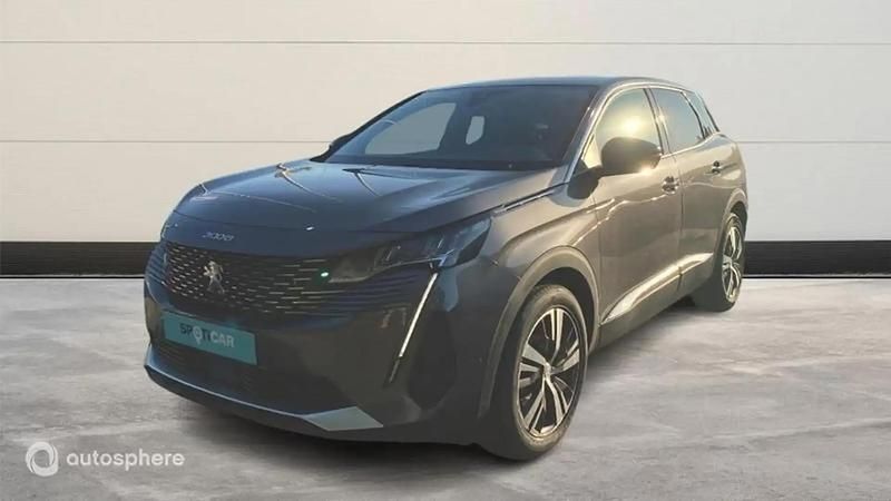 Gris Utilisé 2022 Peugeot 3008 Allure SUV | 21 399 € (Prix juste) - Image 1/4