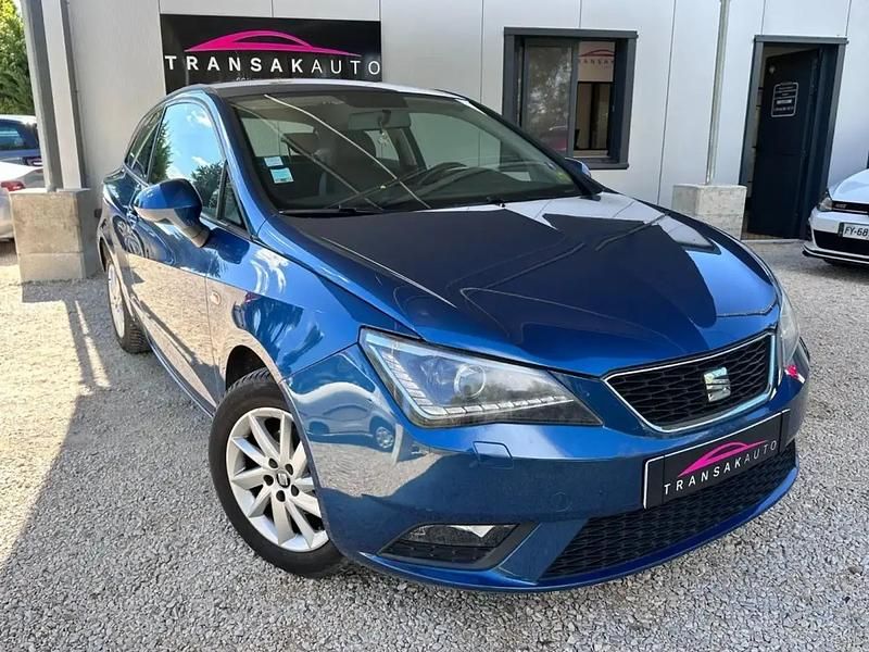 Bleu Occasion 2014 Seat Ibiza I-Tech Citadine | 6 990 € (Prix juste) - Image 1/4