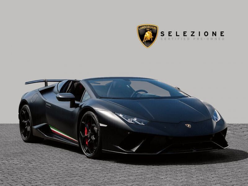 Noir Utilisé 2020 Lamborghini Huracán Cabriolet | 374 600 € - Image 1/4