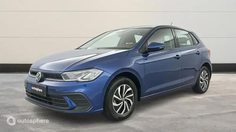 Bleu Utilisé 2023 VW Polo Life Berline | 18 999 € (Prix juste) - Image 1/4