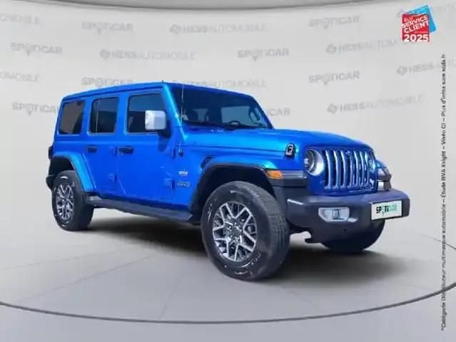 Occasion Jeep Wrangler Unlimited Overland 2023 Hydro blue SUV
