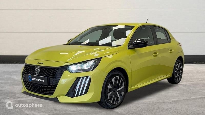 Jaune Nouvelle 2024 Peugeot 208 Active Citadine | 16 299 € (Bon prix) - Image 1/4