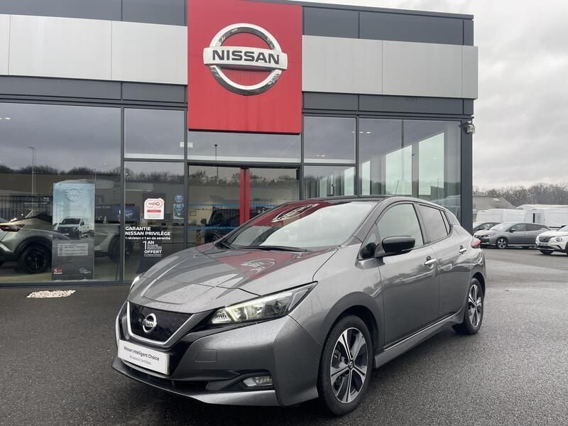 Gris Utilisé 2021 Nissan Leaf Citadine | 13 790 € (Prix juste) - Image 1/4