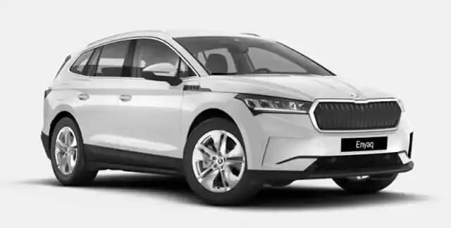 Blanc lune Occasion 2024 Skoda Enyaq iV SUV | 36 263 € (Prix cher) - Image 1/3