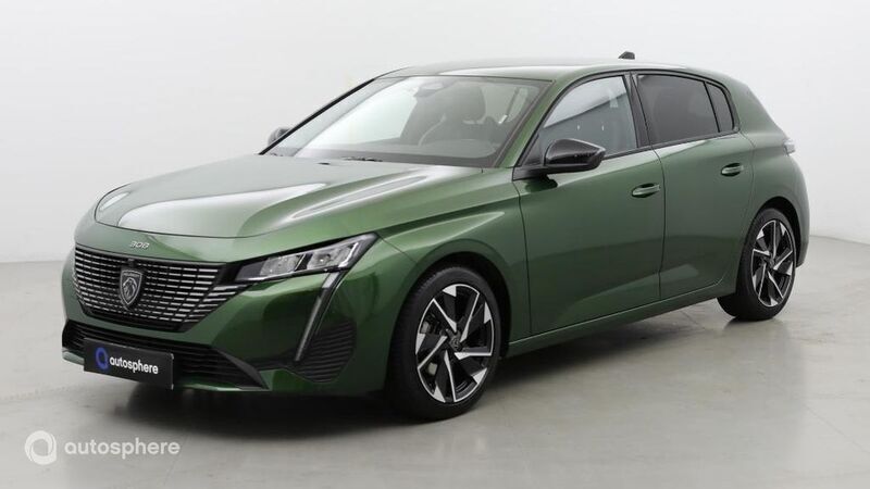 Vert Utilisé 2021 Peugeot 308 Allure Berline | 18 999 € (Prix juste) - Image 1/4