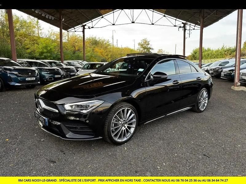 Noir Occasion 2022 Mercedes CLA250e AMG line Berline | 29 790 € (Super prix) - Image 1/4