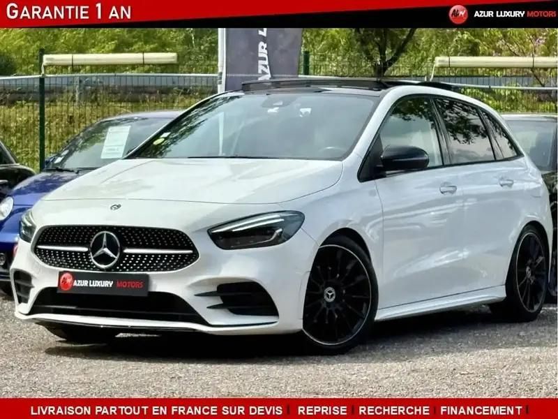 Blanc Utilisé 2019 Mercedes B200 AMG line Monospace | 25 990 € (Prix assez cher) - Image 1/4