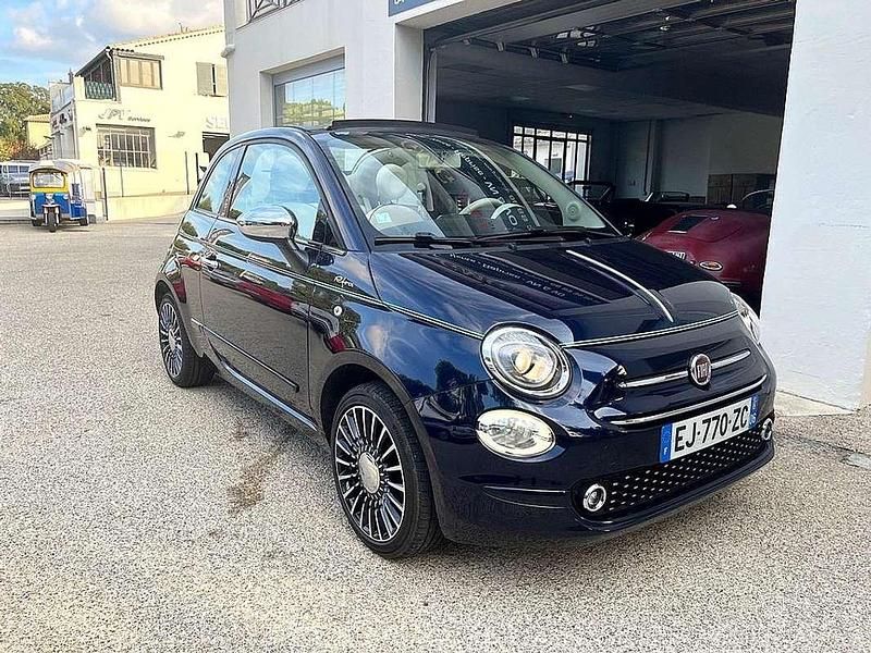 Occasion Fiat 500C Riva 69 ch (50 kW) 2017 Bleu Cabriolet