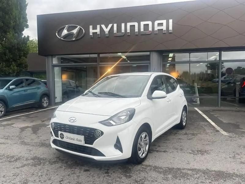 Blanc Utilisé 2021 Hyundai i10 Eco Citadine | 9 990 € (Prix juste) - Image 1/4