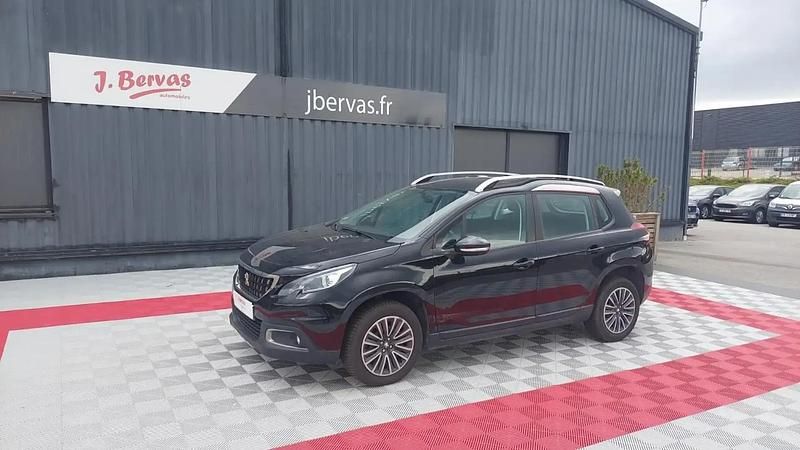Noir Occasion 2019 Peugeot 2008 Active SUV | 14 590 € (Prix assez cher) - Image 1/4