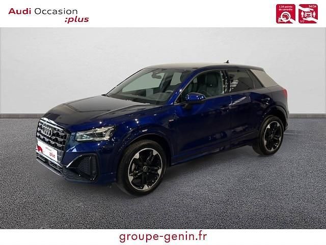 Bleu navarre métallisé Occasion 2025 Audi Q2 S-Line SUV | 37 490 € (Prix cher) - Image 1/4