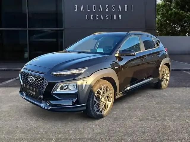 Noir Occasion 2021 Hyundai Kona SUV | 18 990 € (Bon prix) - Image 1/4