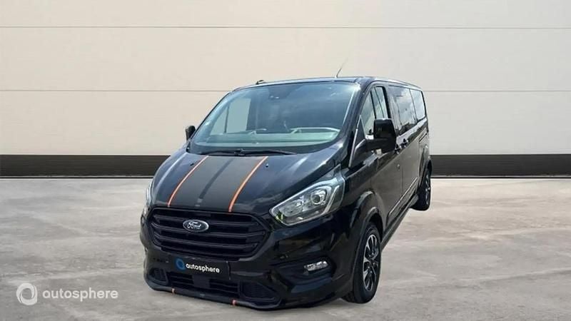 Noir Utilisé 2021 Ford Transit Custom Sport Van | 30 299 € (Prix assez cher) - Image 1/4