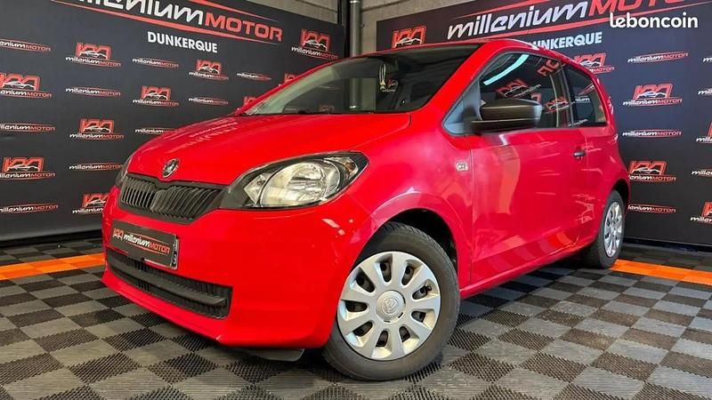 Rouge Utilisé 2012 Skoda Citigo Active Citadine | 4 990 € (Prix cher) - Image 1/4