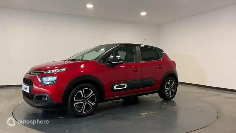 Rouge Utilisé 2021 Citroën C3 Feel Citadine | 11 499 € (Prix juste) - Image 1/4