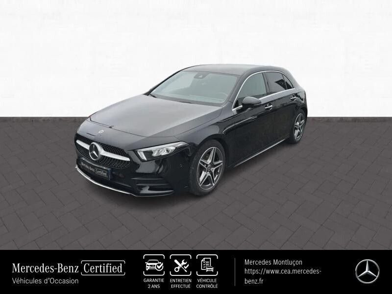 Noir Utilisé 2022 Mercedes A200 AMG line | 30 900 € (Bon prix) - Image 1/4