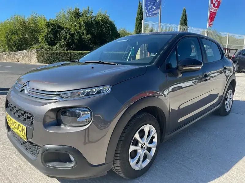 Gris Utilisé 2020 Citroën C3 PureTech Citadine | 9 490 € (Prix juste) - Image 1/4