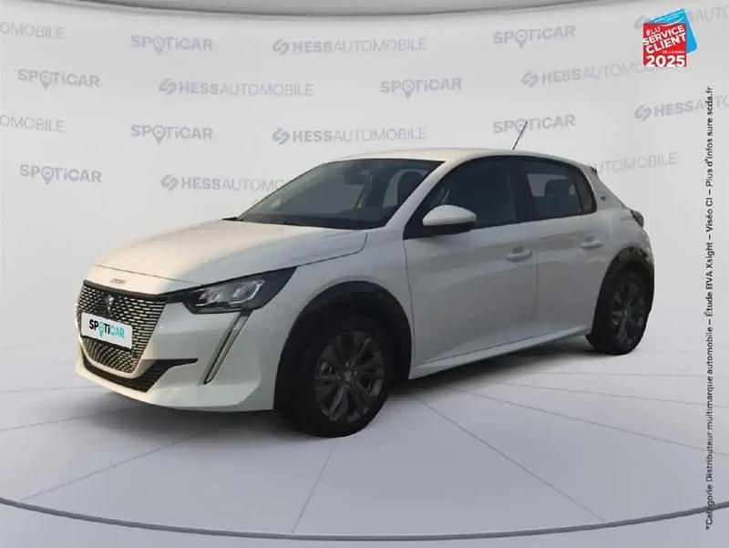 Blanc Utilisé 2021 Peugeot e-208 Style Citadine | 13 499 € (Bon prix) - Image 1/4
