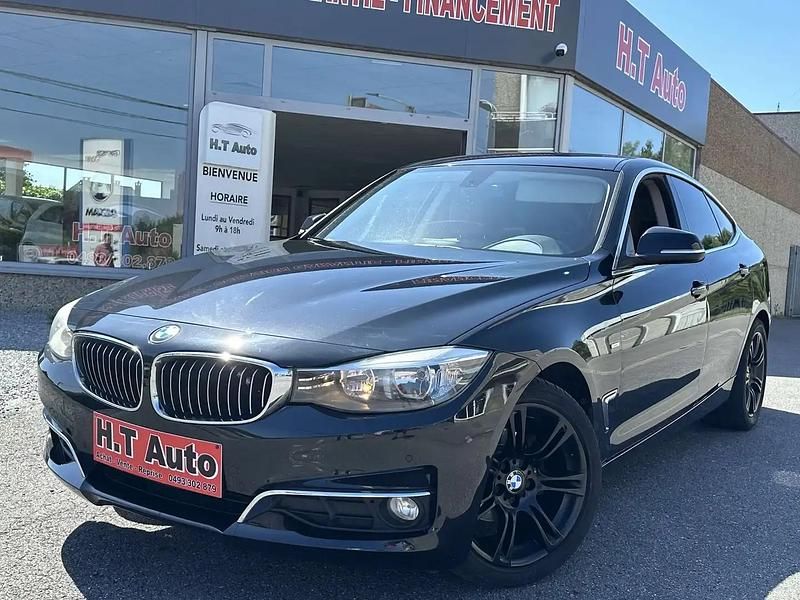 Noir Utilisé 2014 BMW 318 Gran Turismo Luxury Line Berline | 7 999 € - Image 1/4
