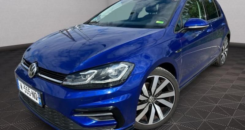 Bleu Occasion 2017 VW Golf VII R-line BlueMotion Berline | 20 999 € - Image 1/4