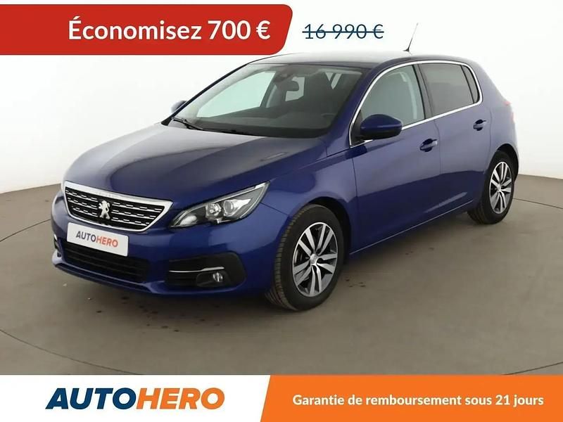 Bleu Occasion 2018 Peugeot 308 Allure Berline | 16 290 € (Bon prix) - Image 1/2
