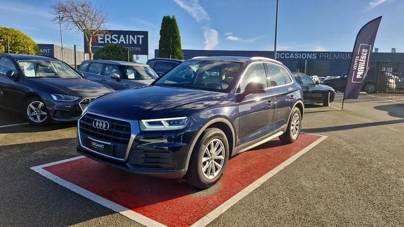 Bleu Occasion 2020 Audi Q5 Business SUV | 28 990 € (Prix juste) - Image 1/4
