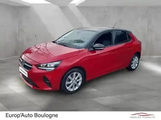 Rouge piment métallisé Occasion 2022 Opel Corsa Edition Berline | 10 990 € (Prix juste) - Image 1/4