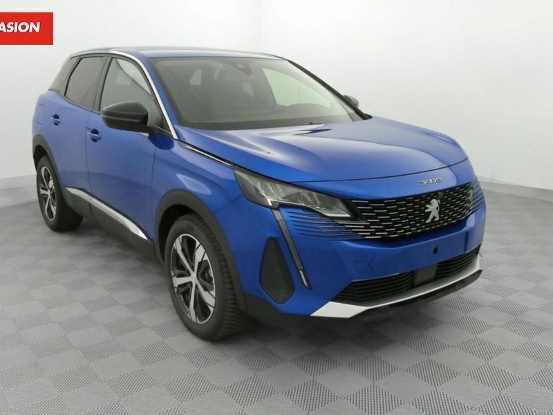 Bleu Utilisé 2022 Peugeot 3008 Allure SUV | 32 900 € - Image 1/4